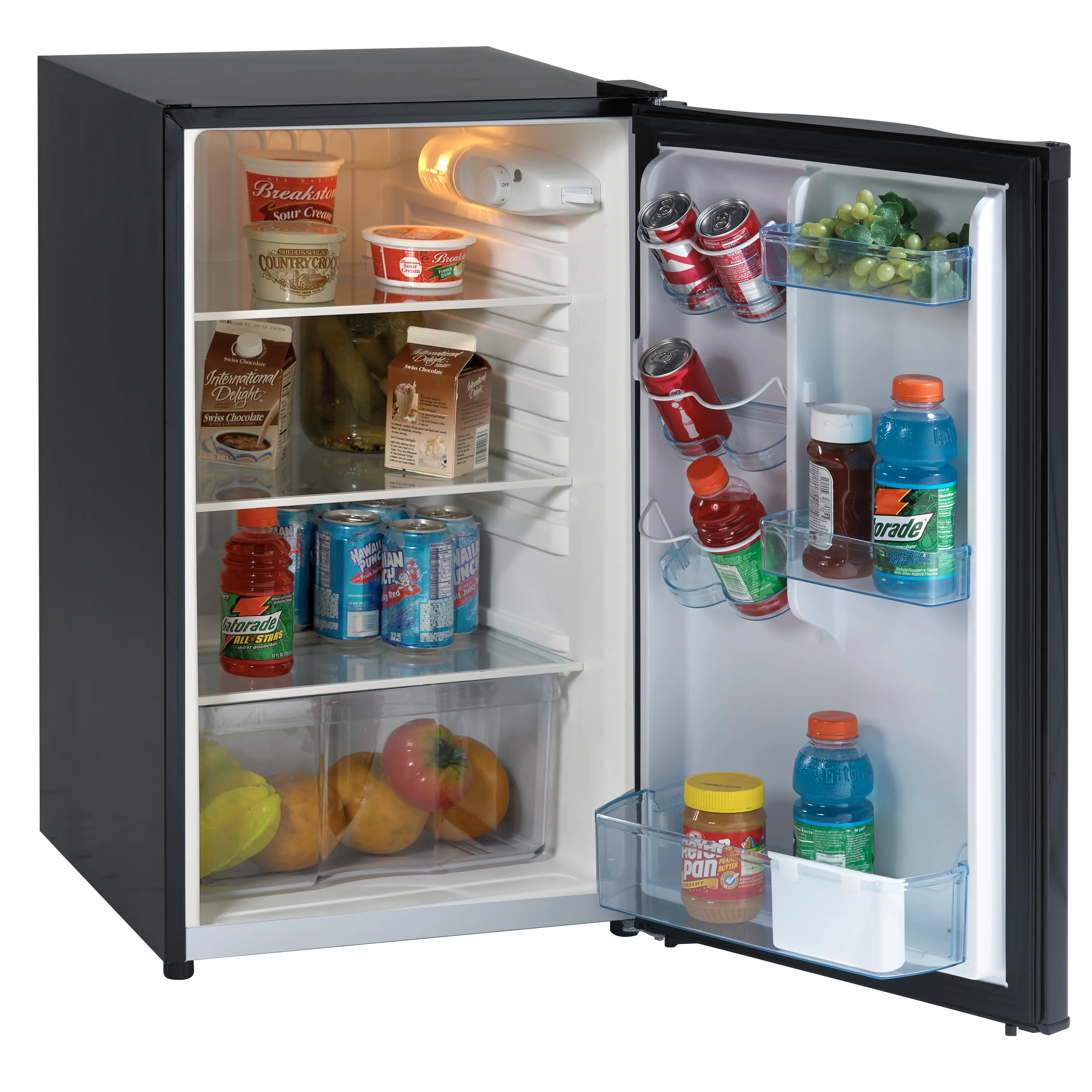 Avanti 4.4 cu. ft. Compact Refrigerator, in Black (AR4446B)