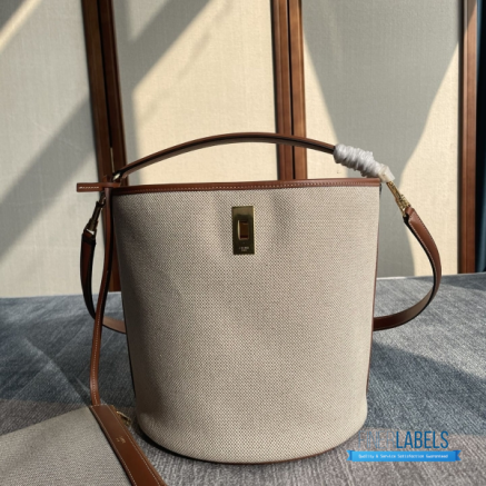 Celine Bucket Bag | Medium Luxury Leather Handbag