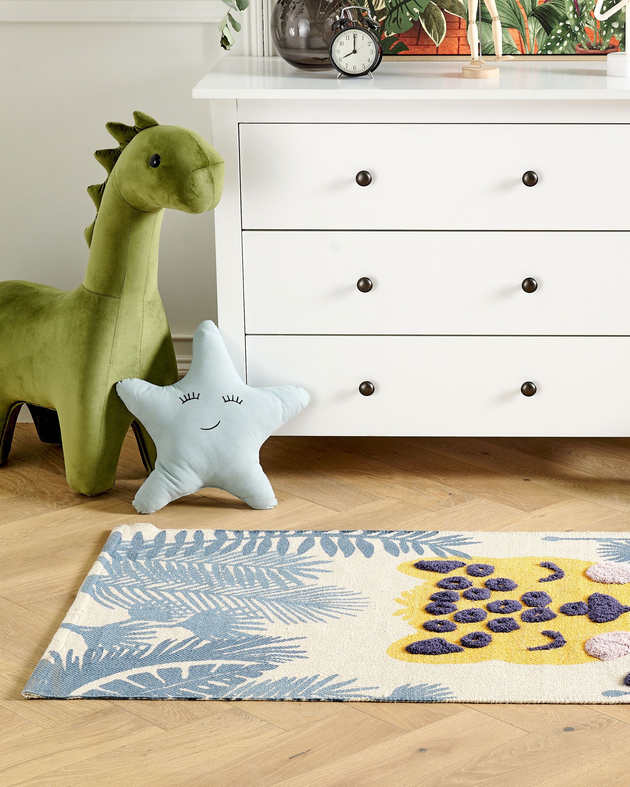 Kids Rug LUAS Multicolour 80 x 150 cm Cotton