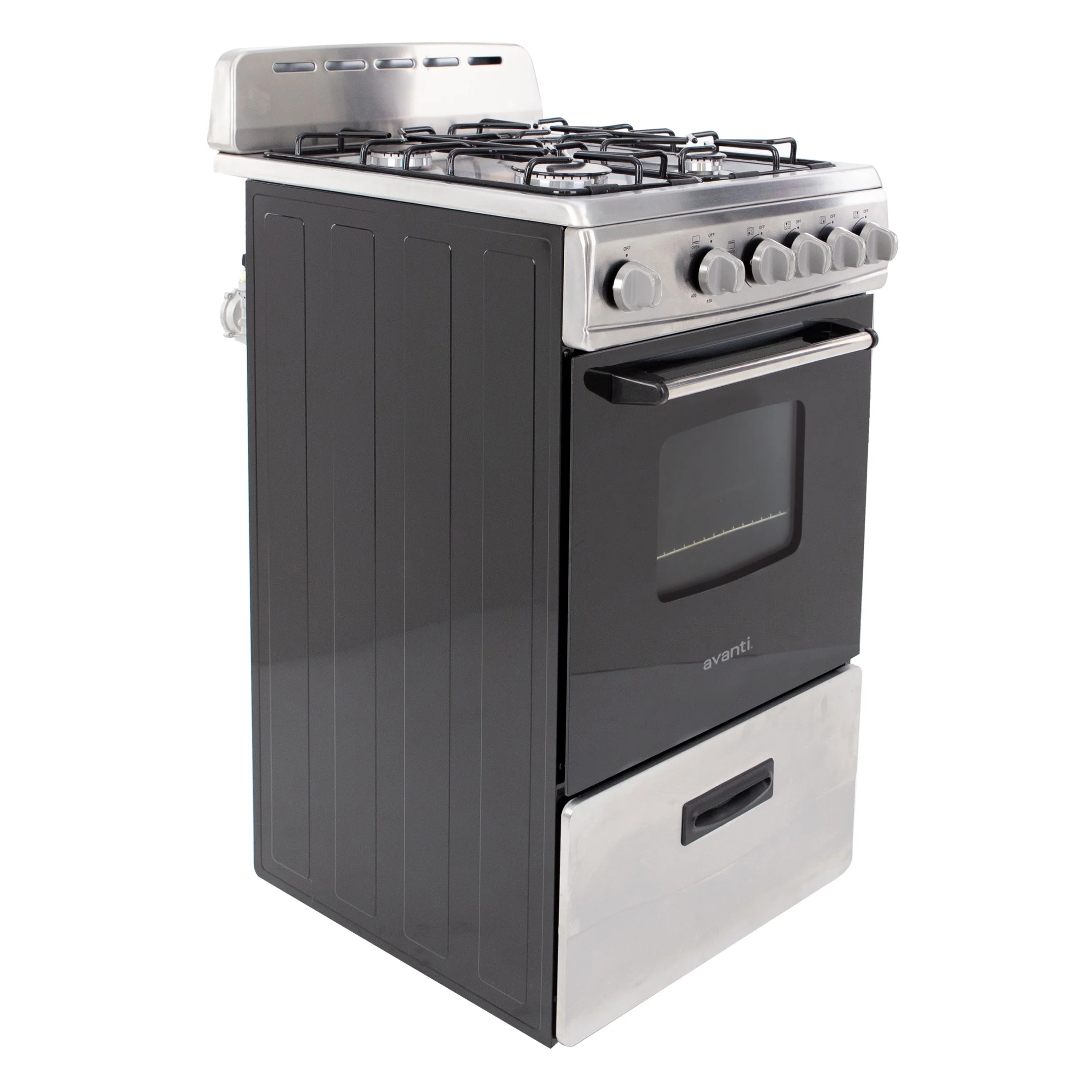 Avanti 20" Compact Gas Range Oven, in Stainless Steel (GR2013CSS) - Image 6