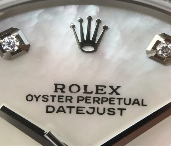 Replica Rolex DateJust 41mm 126300 Noob White MOP Dial Diamonds Markers SS Bracelet A3235 - Elite Watch Atelier