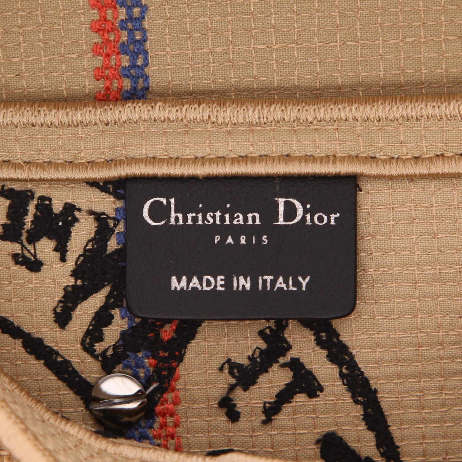 Dior Saddle medium model handbag in beige raphia1:1High-quality replica