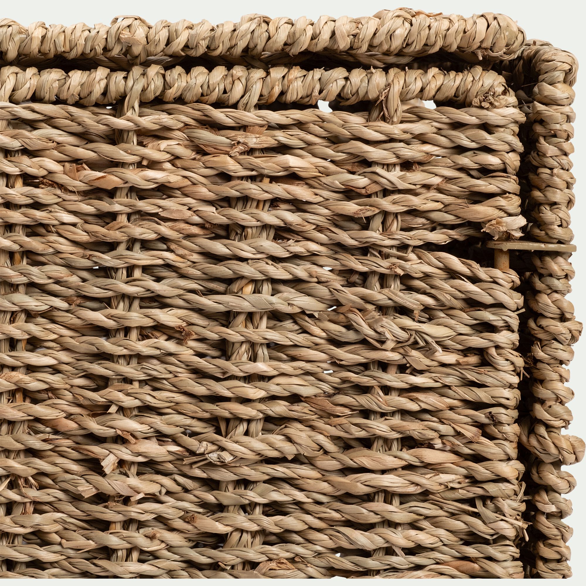 GARLABAN - Panier en jonc de mer H25xL55cm - naturel