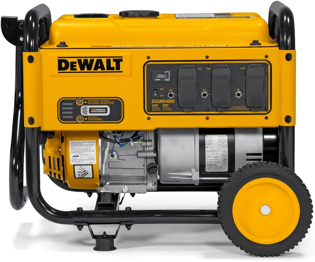 DeWalt Portable Gas Generator 5 000 Starting Watts, 4 000 Running Watts, 223cc - DXGNR4000 - Image 3 DeWalt Portable Gas Generator 5 000 Starting Watts, 4 000 Running Watts, 223cc - DXGNR4000 - Image 3
