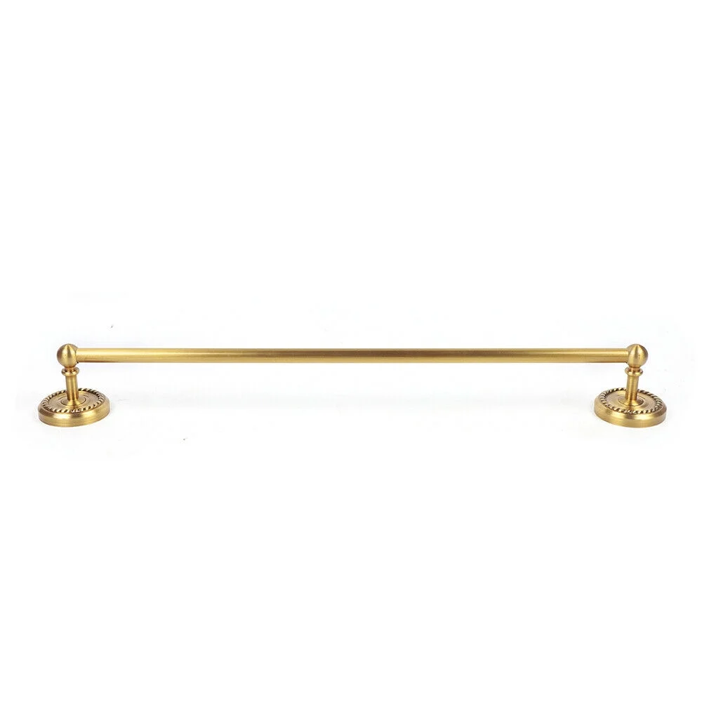 Fichiouy 7Pcs Bathroom Towel Holder Set Vintage Gold Wall Mount Towel Bar Rack Holder