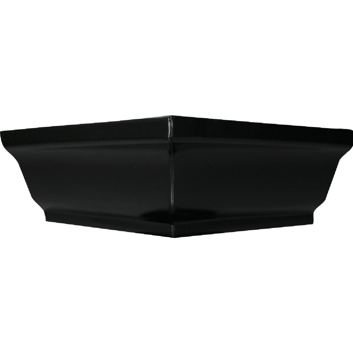 Spectra Metals 5 In. Aluminum Black Miter Gutter Outside Corner