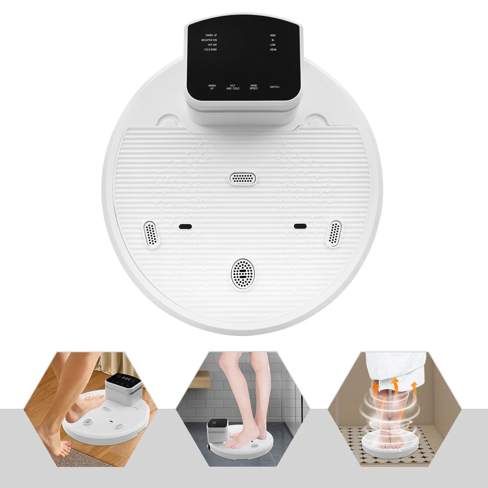 1400W Body Dryer Machine, 35000rpm, Body Heater Blow Dryer with Non-slip Foot Pads 110-120V