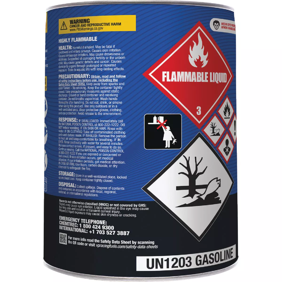 VP Racing Fuels 5 Gal. 50:1 Ethanol-Free Gas & Oil Pre-Mix