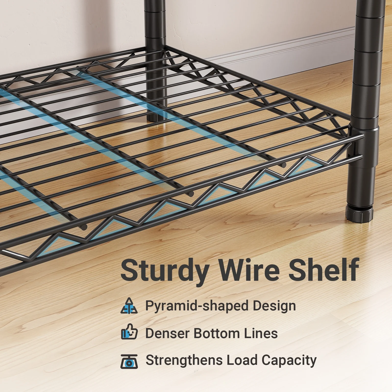 VIPEK V4 Garment Rack Bedroom Armoires Compact Freestanding Closet Storage Organizer, Portable Wardrobe Closet Heavy Duty Clothes Rack Metal Clothing Rack, Black
