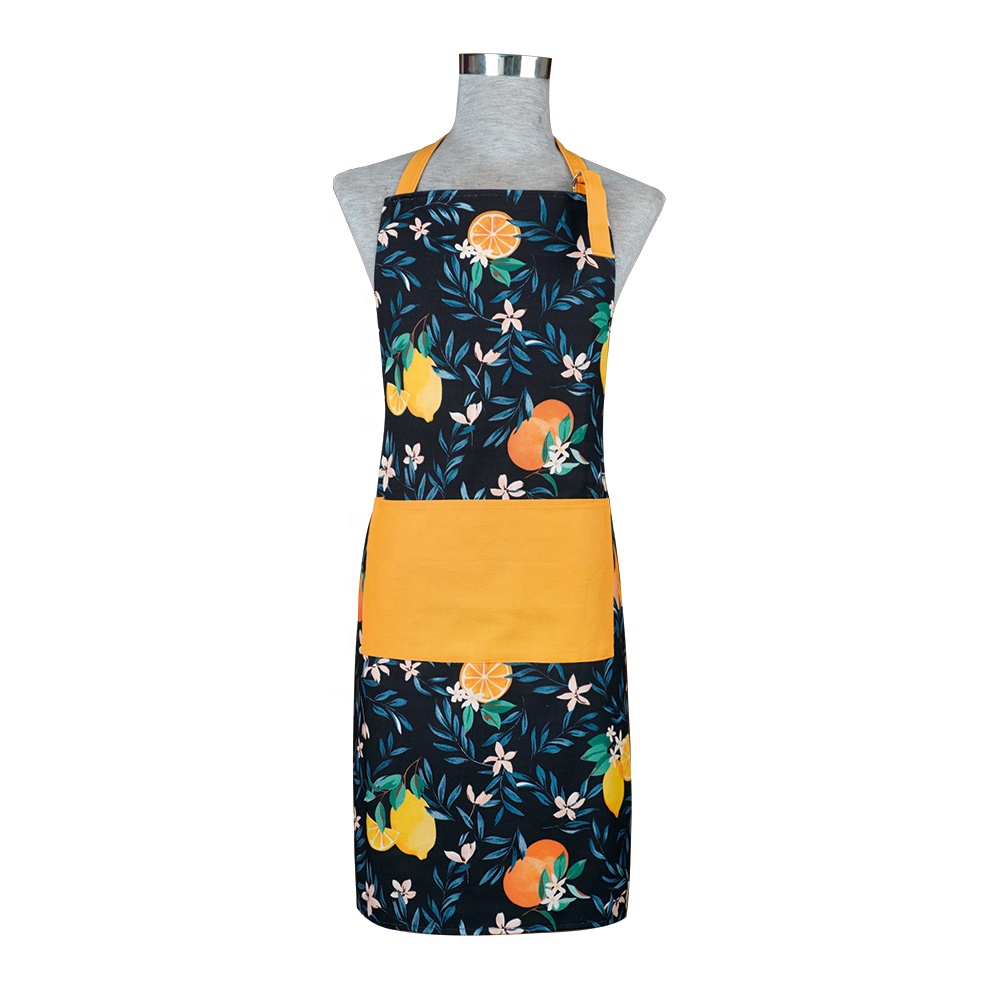 Sublimation Printed Kitchen Apron Set with Custom Logo Oven Mitt Tea Towel & Pot Holder