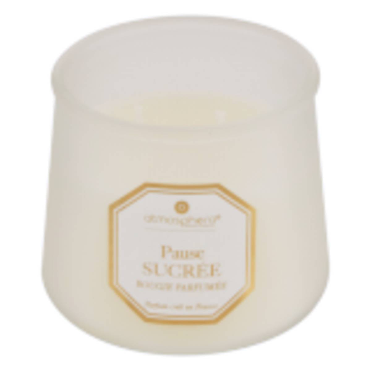 Scented Candle "Elisa" Pink Praline - Caramel, Transparent, 200g