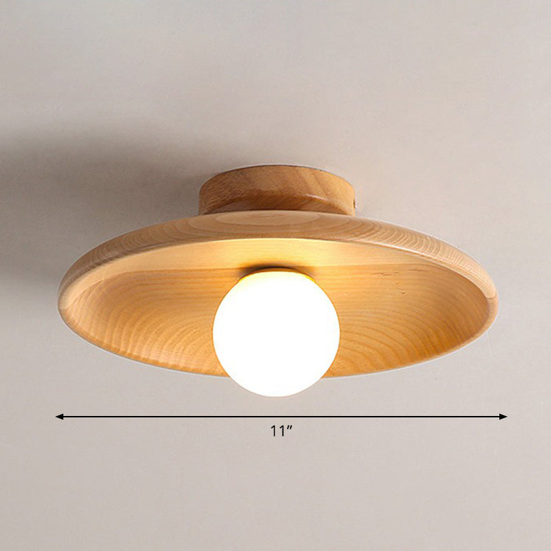 BowlLumière – Elegante Platte Plafondlamp