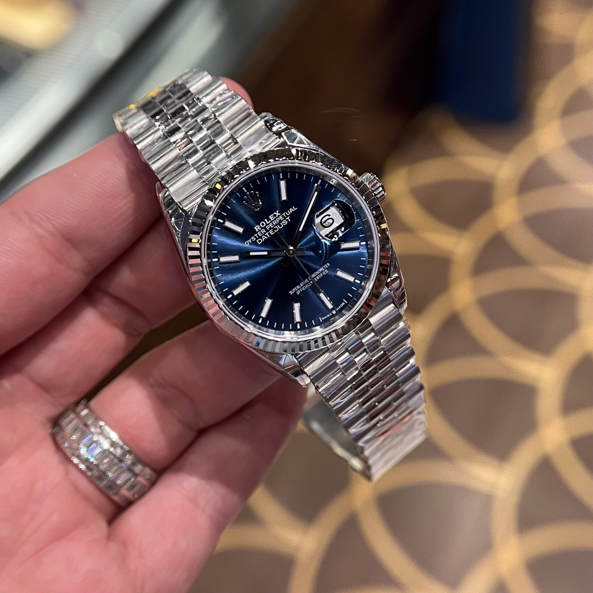 Rolex DateJust 126334 Replica Watches Blue Dial VS Factory 36mm - Elite Watch Atelier