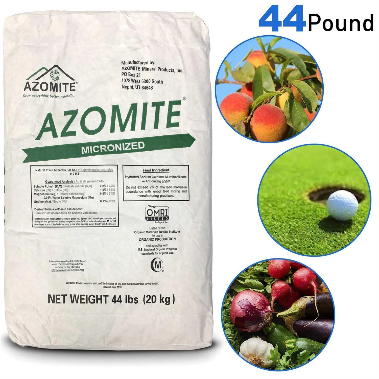 Azomite Micronized Natural Mineral Product 44 lb Bag - Image 3 Azomite Micronized Natural Mineral Product 44 lb Bag - Image 3