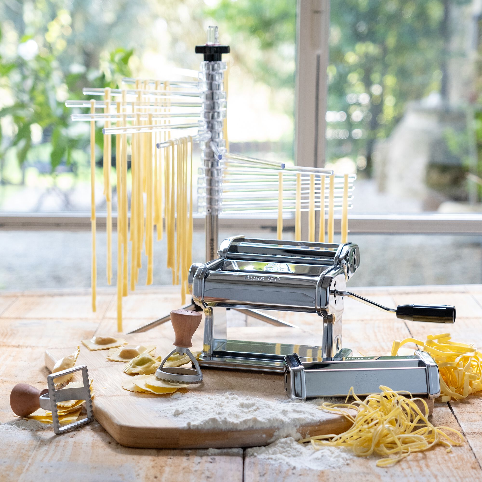 MARCATO - Accessoire à spaghettis en acier chromé - argenté