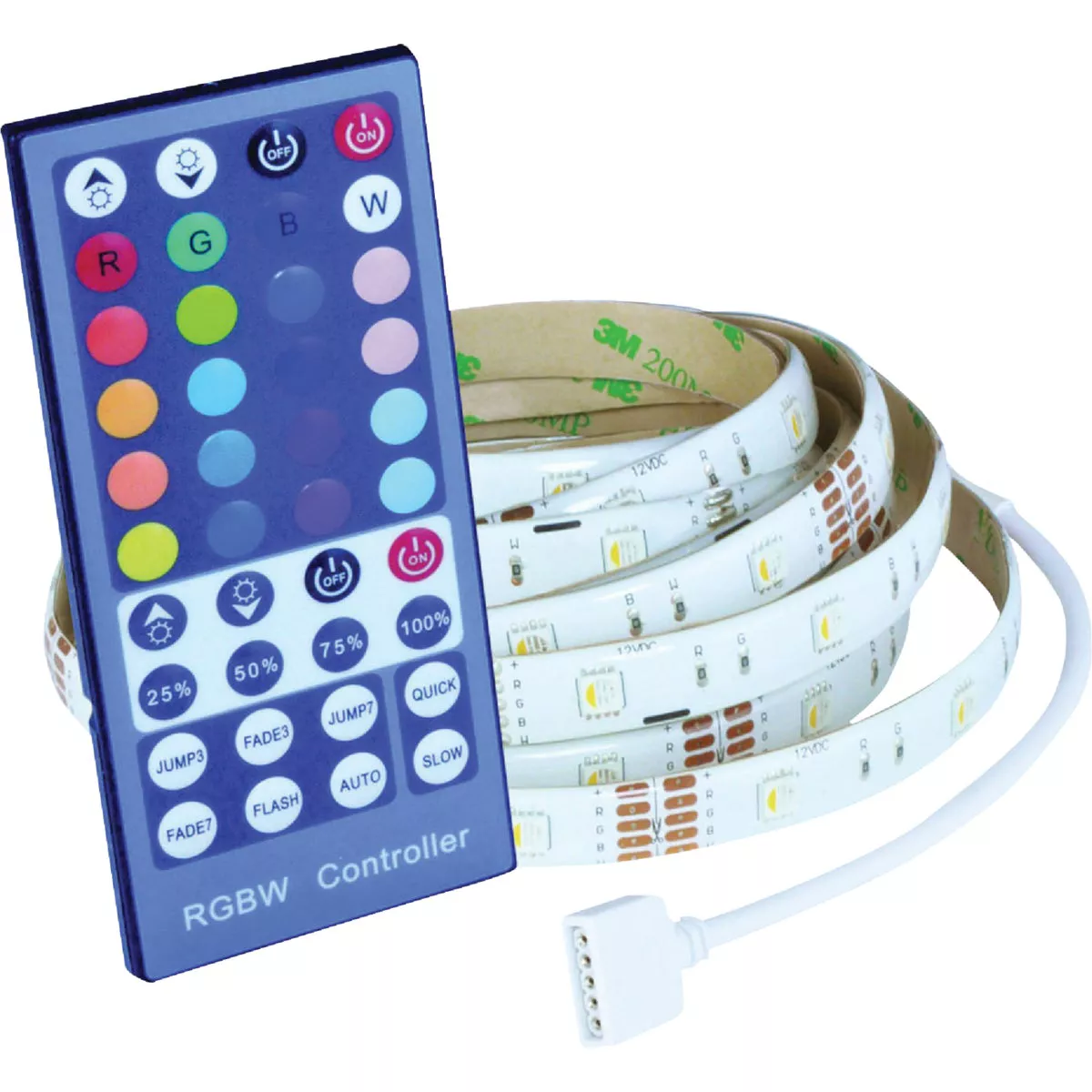 Good Earth Lighting 6 Ft. L. Plug-In Color Changing LED Under Cabinet Tape Light with Remote Control