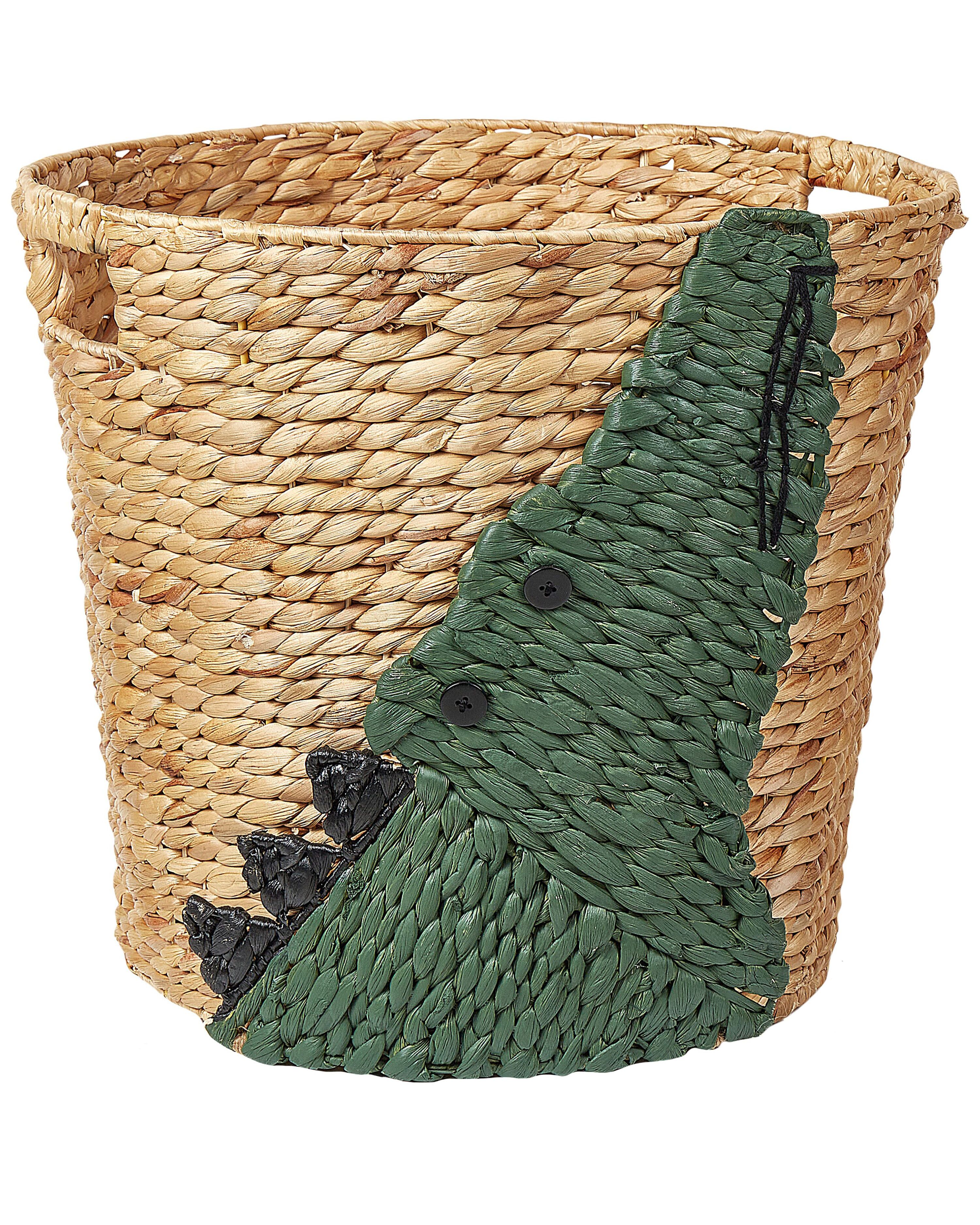 Kids Basket Crocodile LOXTON Wicker Natural