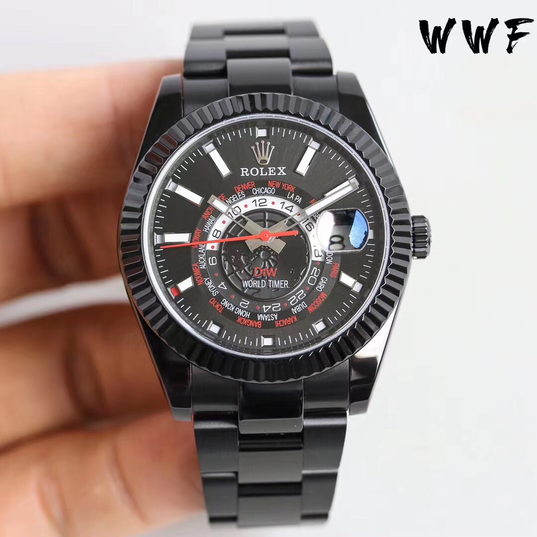 Rolex Skywalker ROLEX Series - DIW Modified - 40MM - Black(1:1 replica) - Elite Watch Atelier