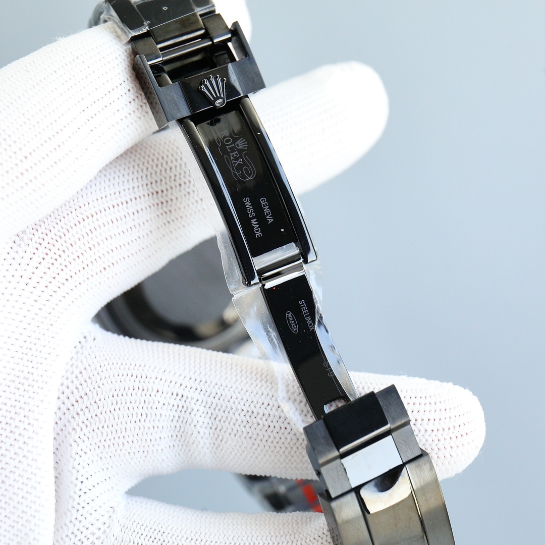 Rolex All Black Yacht Series - Versatile Limited Edition - Maximum Configuration - 40MM - Orange(1:1 replica) - Elite Watch Atelier