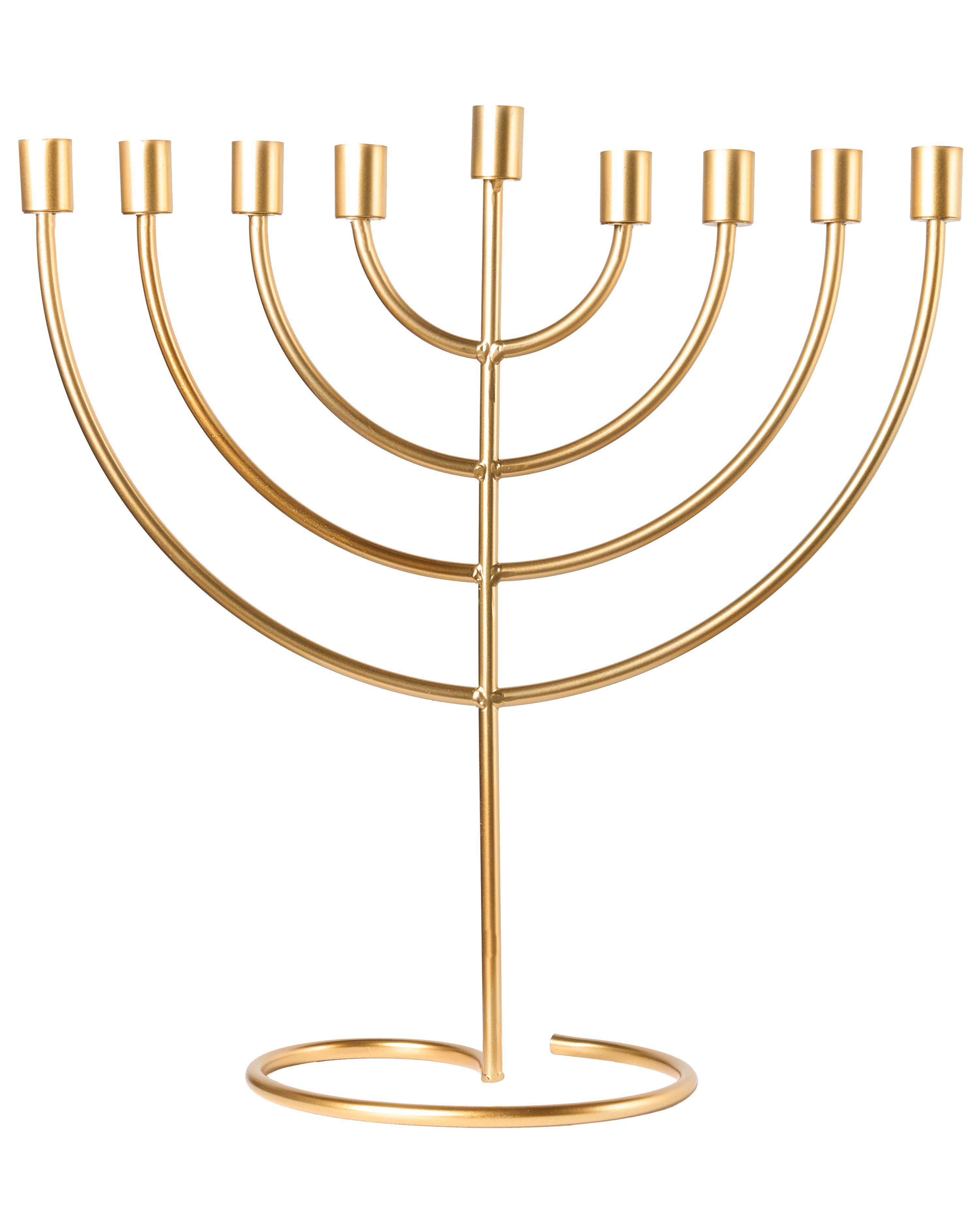 Candle Holder AMORA Metal 50 cm Gold
