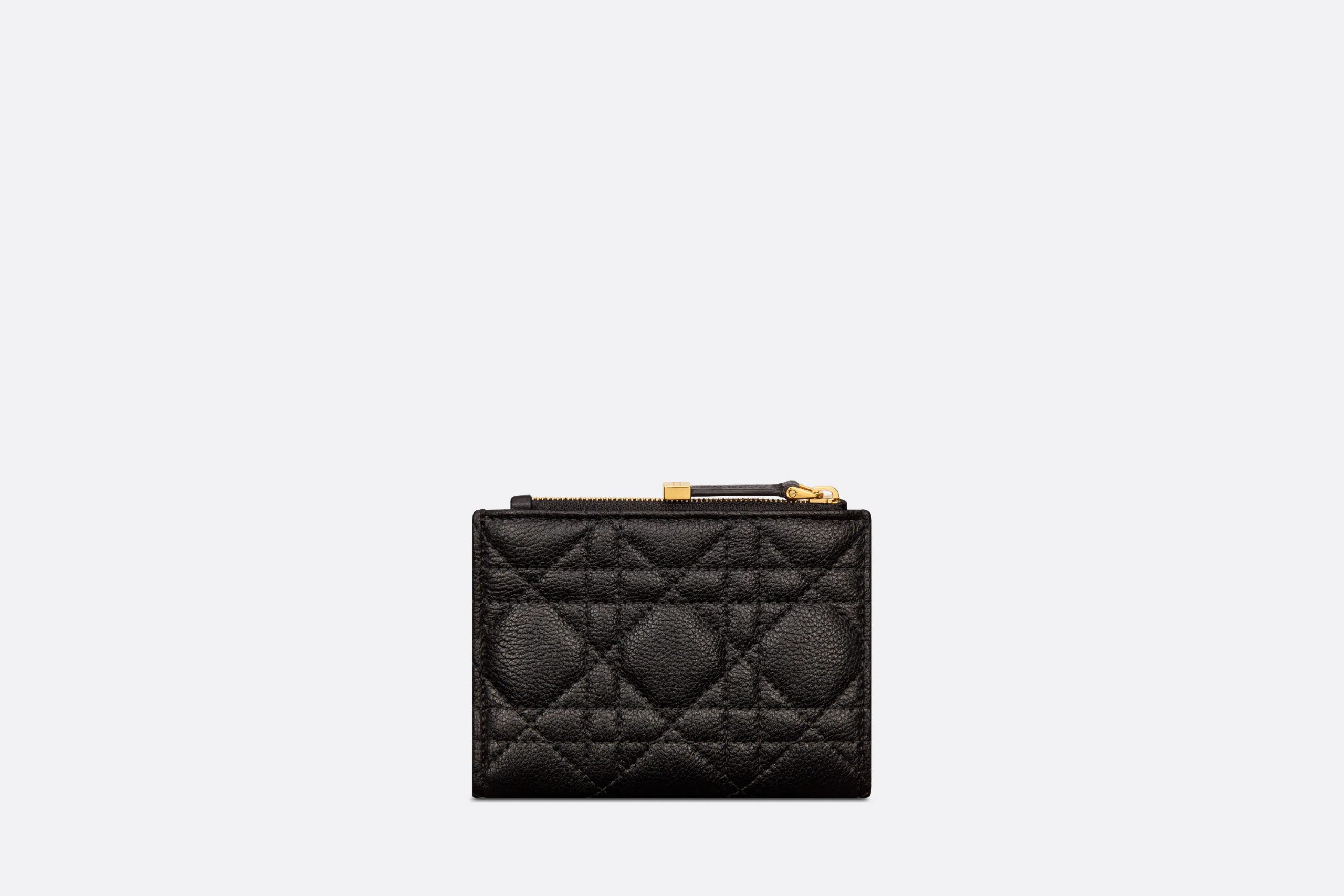 Caro Dahlia Wallet Black For Women S5173UWHC_M900 11.5cm/4.5 inch1:1High-quality replica