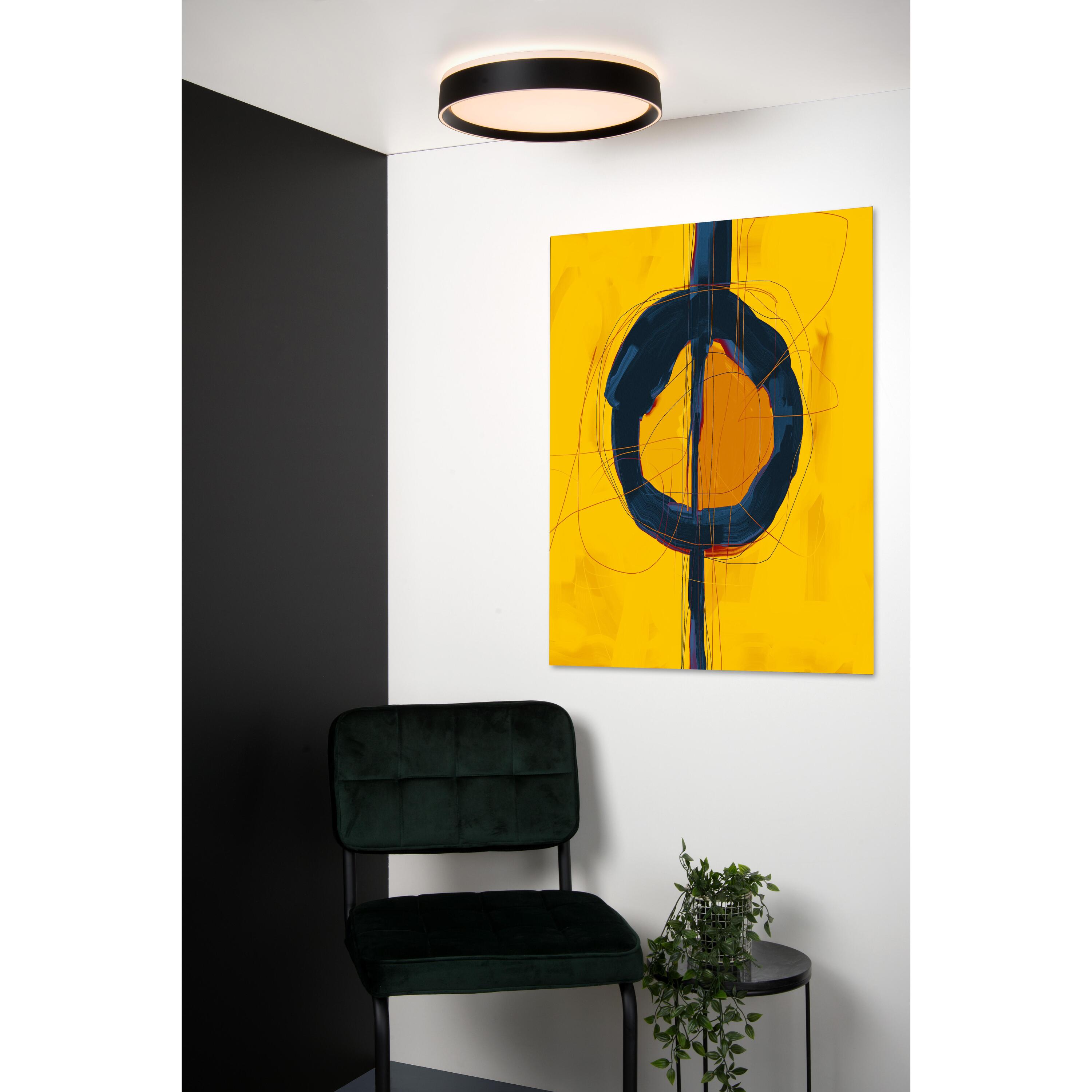 Nuria plafondlamp LED Ø30 zwart