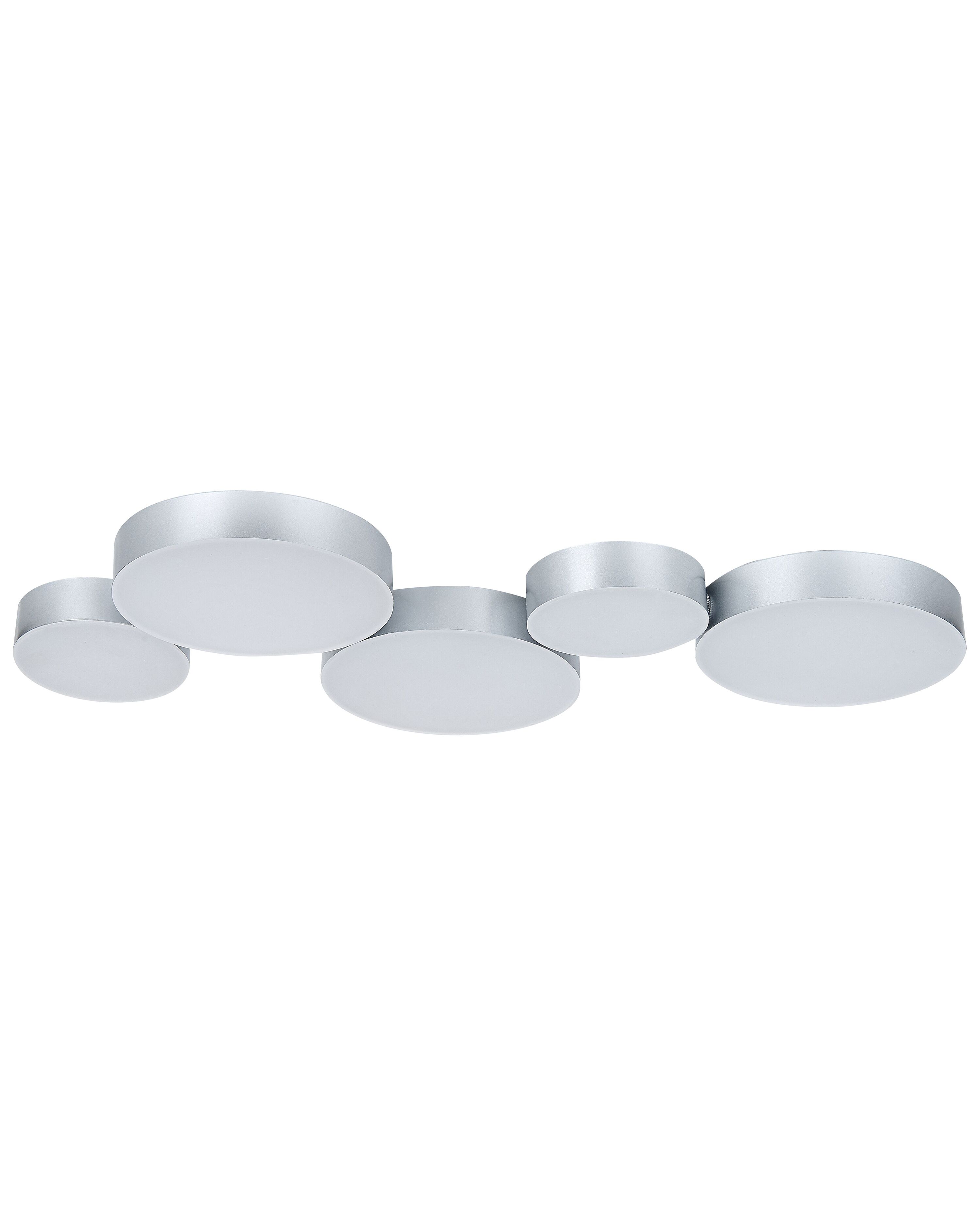 LED Ceiling Lamp LUGA Metal Silver