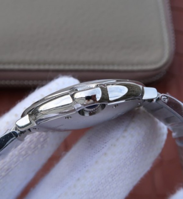 Replica Cartier V6F Ballon Bleu 36mm White Dial SS Bracelet Ronda Quartz - Top club