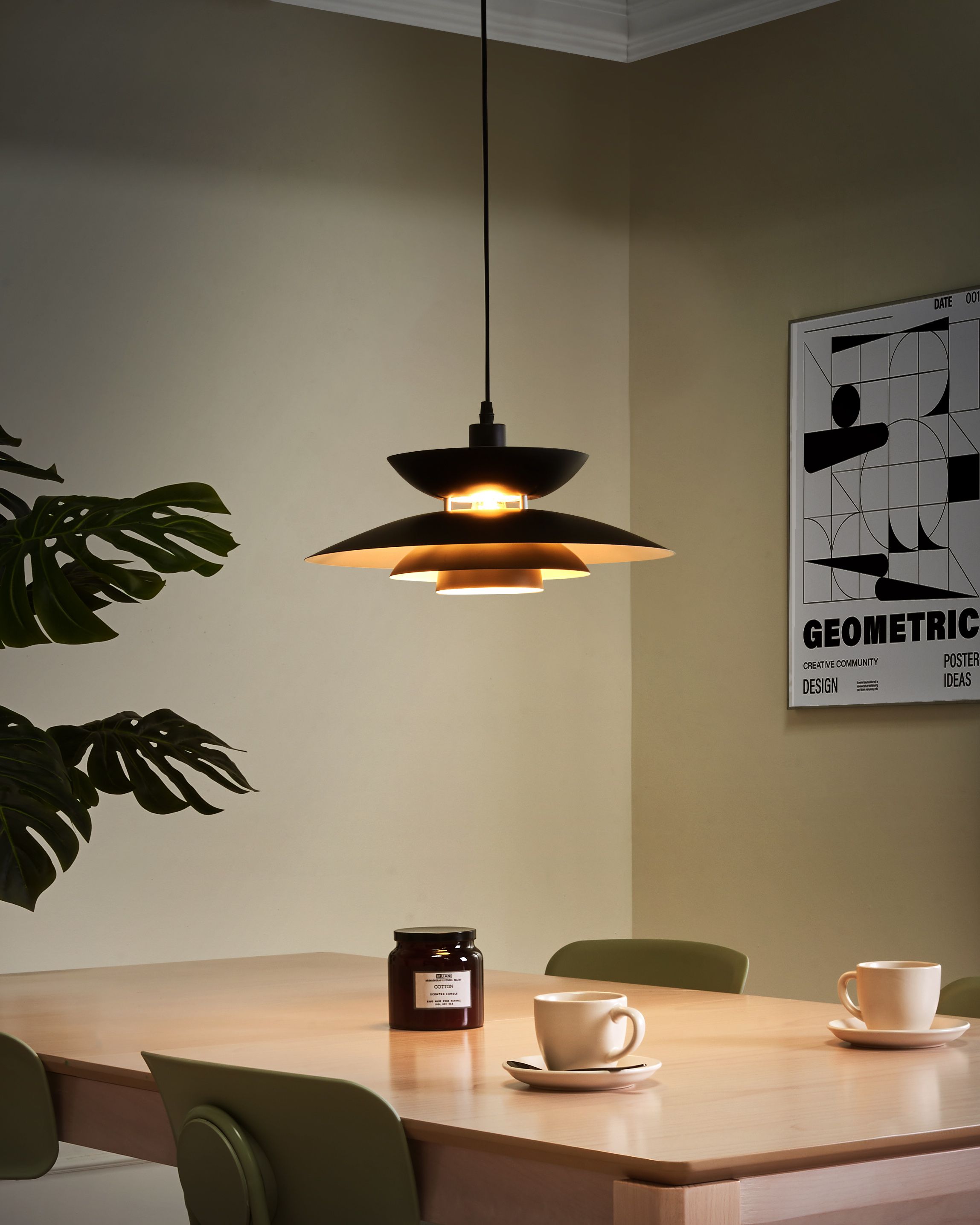 Pendant Lamp JURGA Metal Black