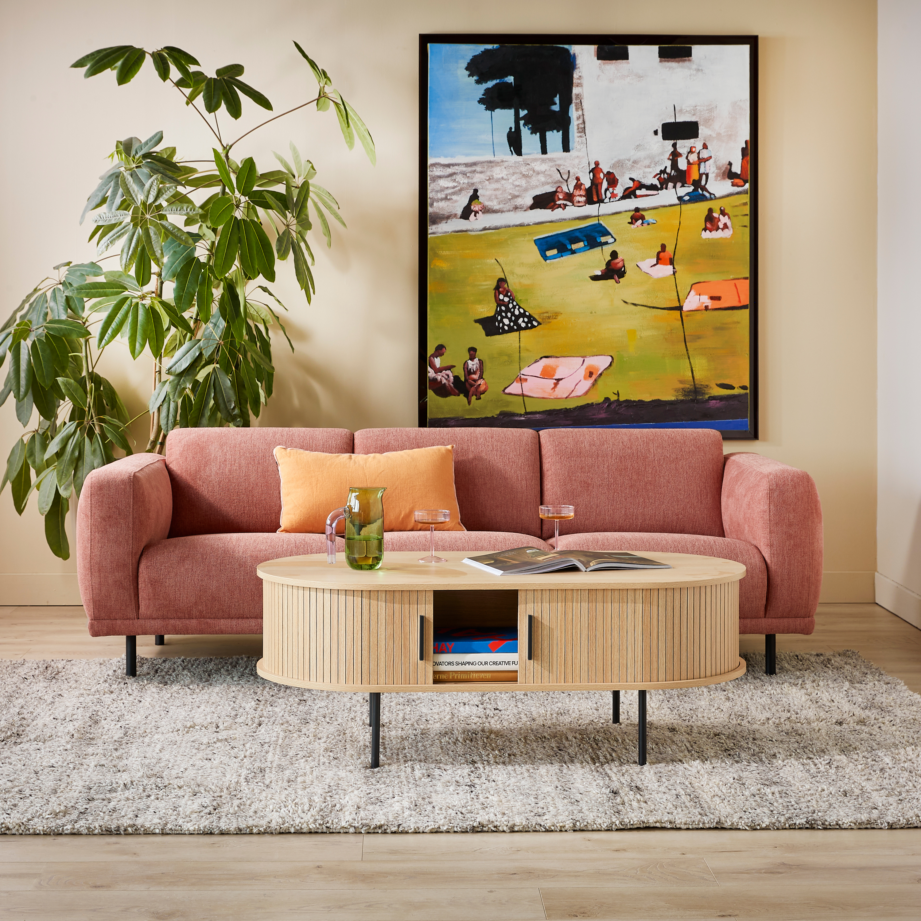 Blokker basic Panel Salontafel - B 120 cm