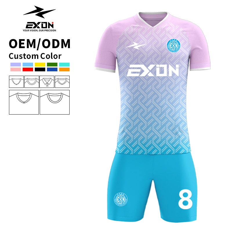 Vaporwave Sunset Gradient Training Kit - Pink/Teal Fusion - exonsport6