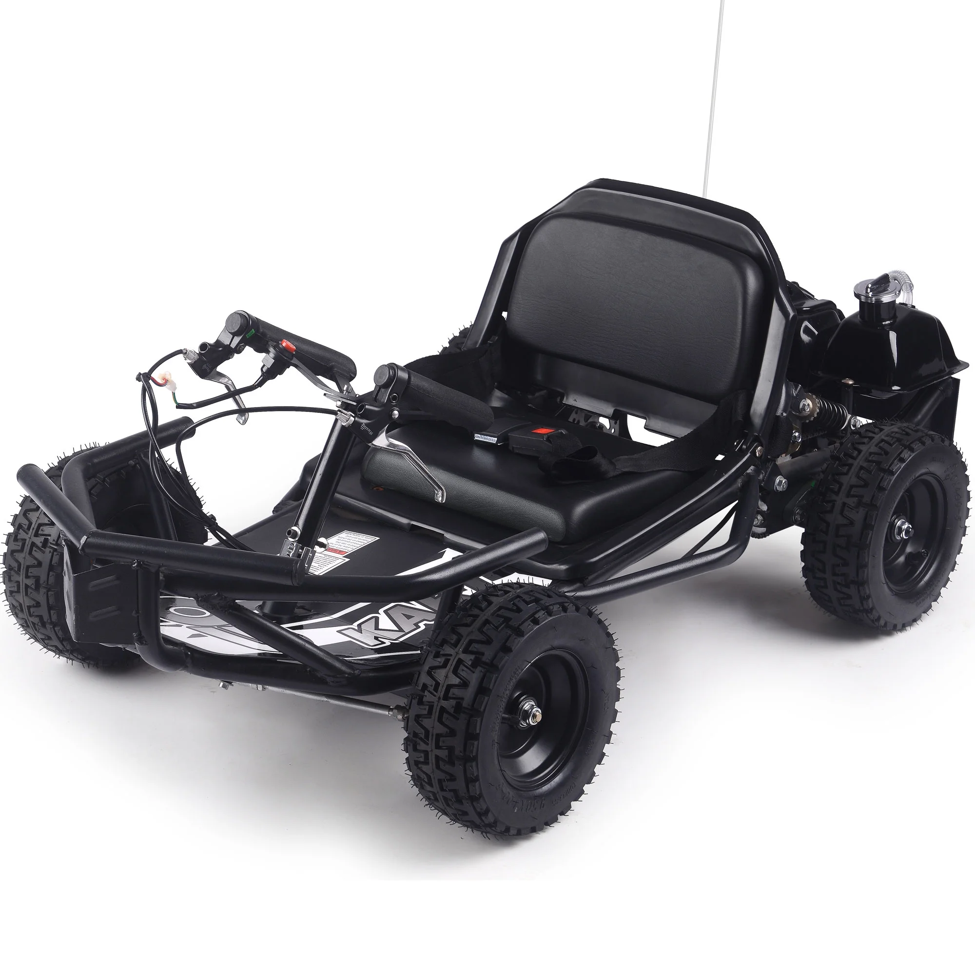 SAY YEAH Gas Go Kart,Sturdy Steel Frame Go Kart for Kids 8+,20mph Top Speed,185lbs Max,Black - Image 2