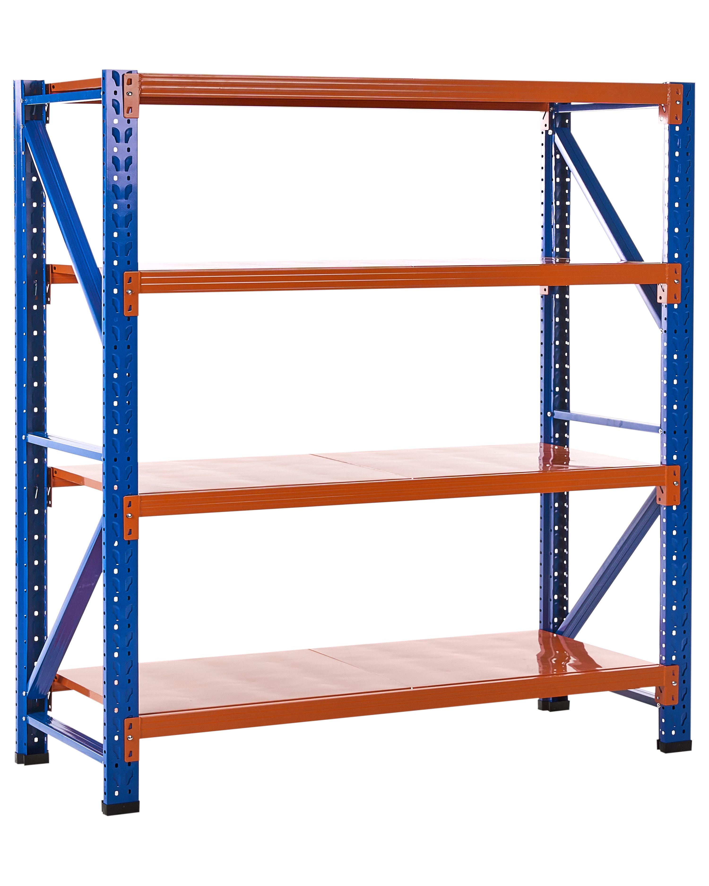 Garage Shelving FIUGGI Metal 200 cm 60 cm Orange