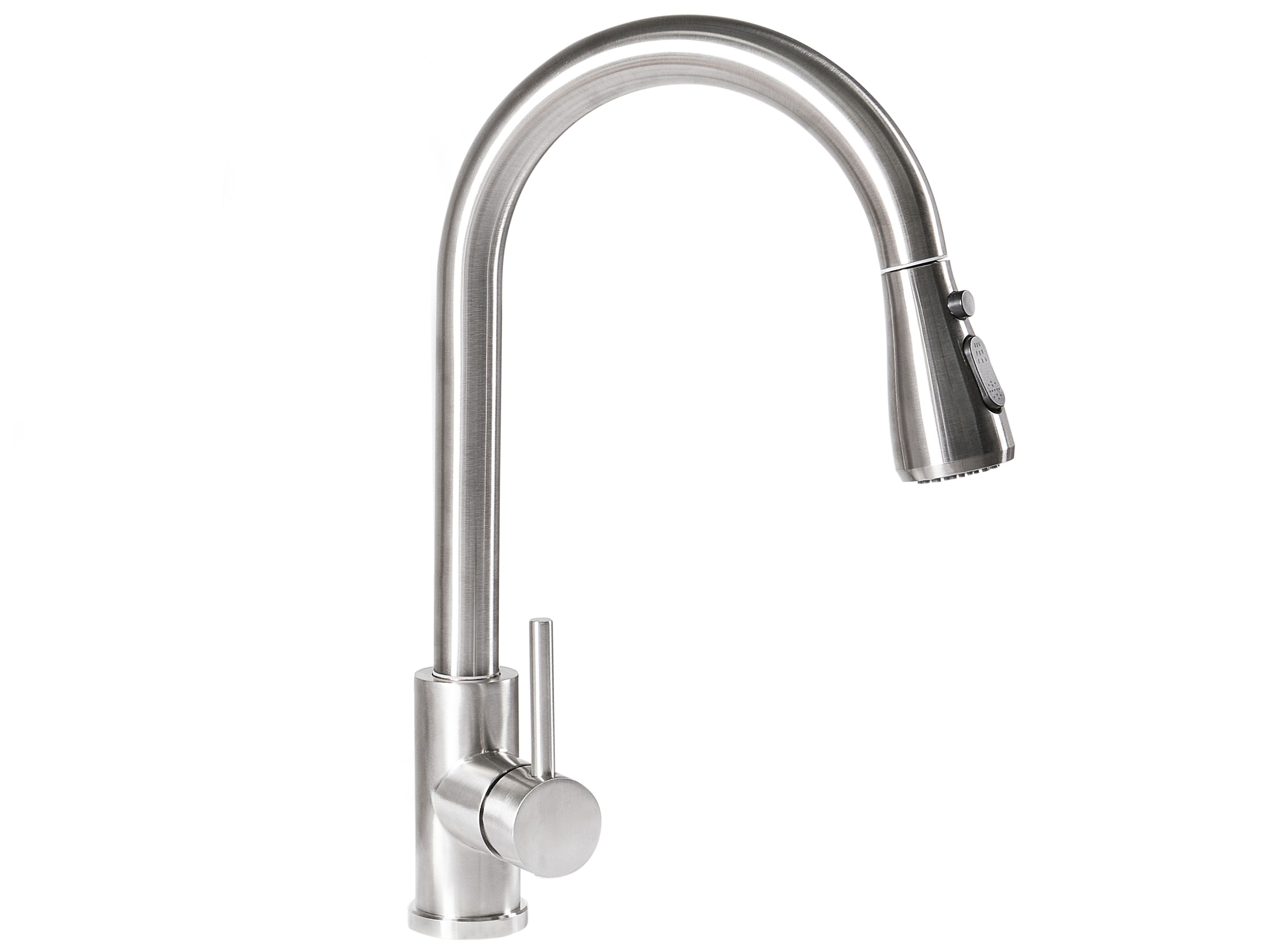 Kitchen Pull Out Tap PAIMUN Silver