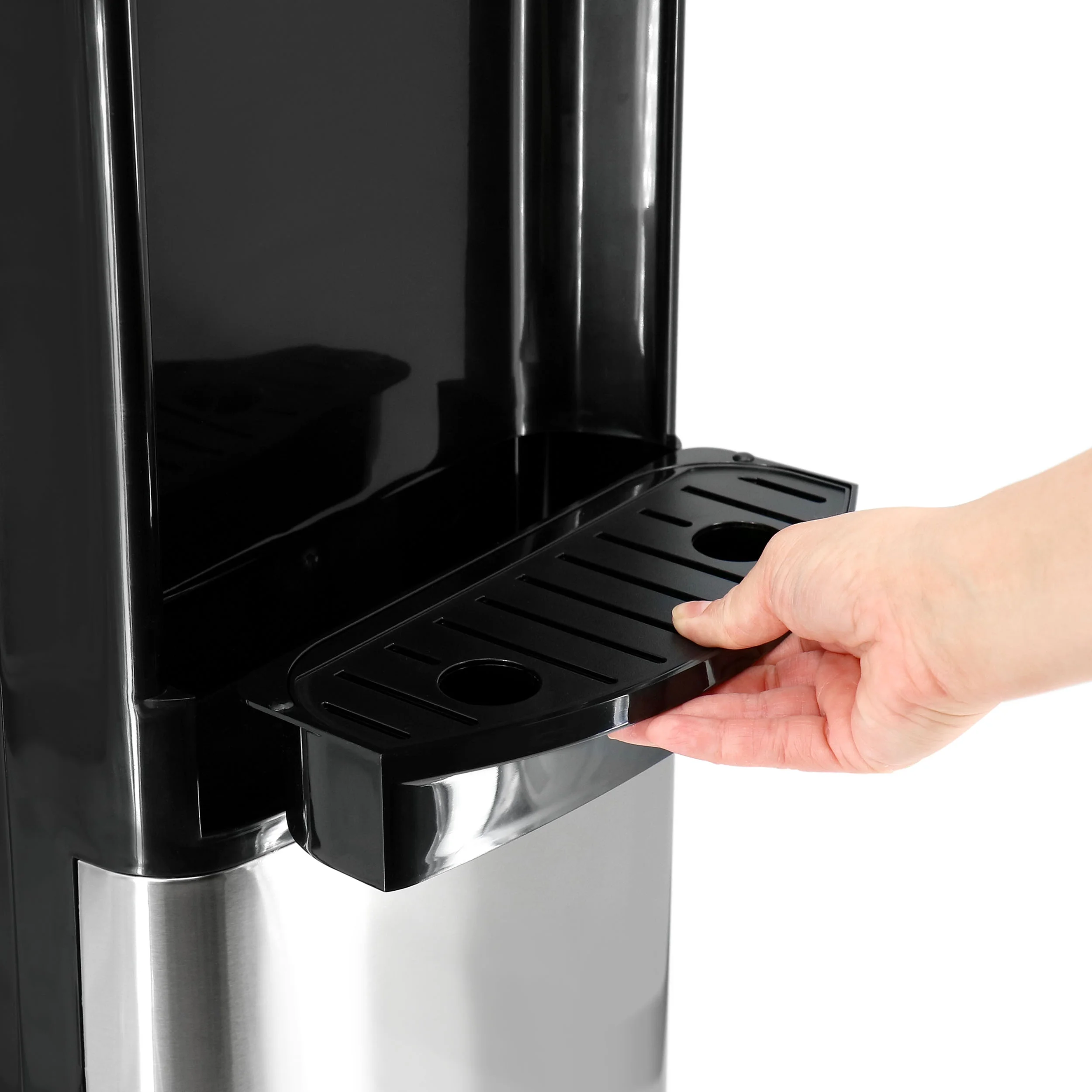 MegaChef Stainless Steel Bottom Load Hot and Cold Water Dispenser 5 Gallon Water Cooler - Image 17