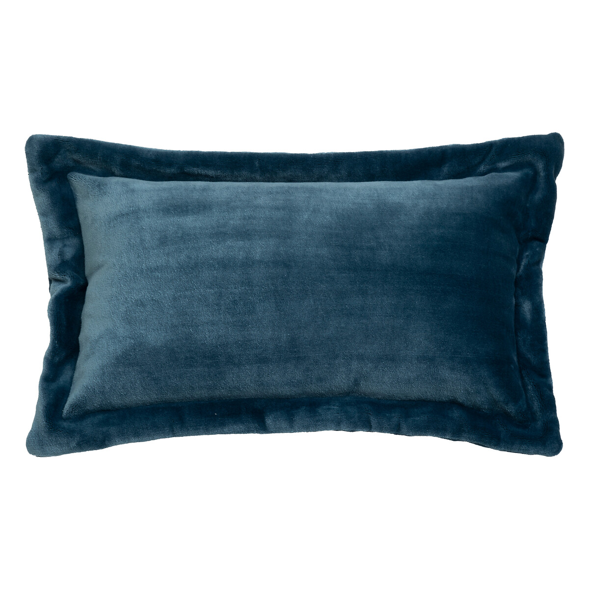Flannel cushion "Cuddly" Aegean Blue, 38x58 cm