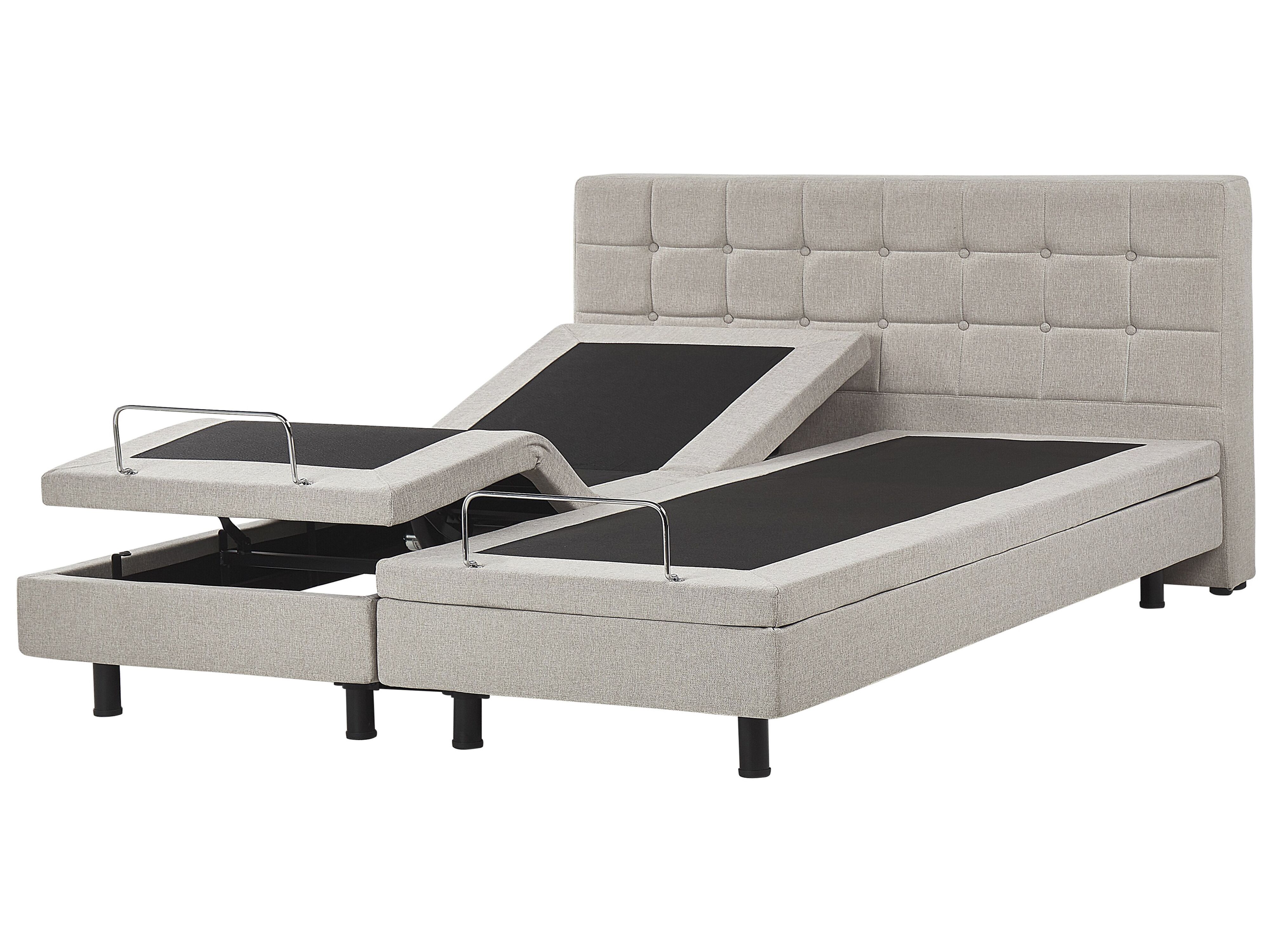 Adjustable Bed Fabric DUKE 180 x 200 cm (EU Super King) Beige