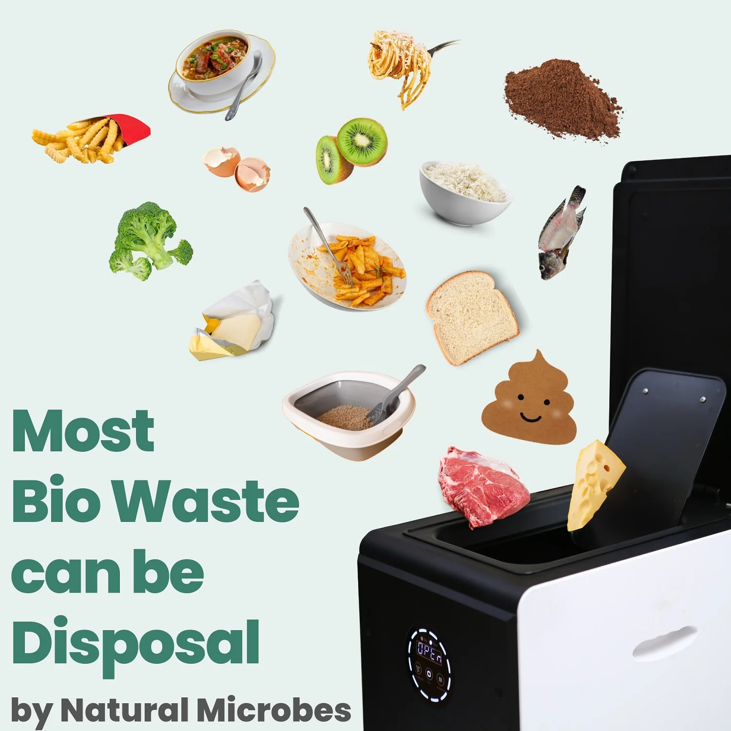 GEME World First Bio Smart 19L Electric Composting Bin - Image 4