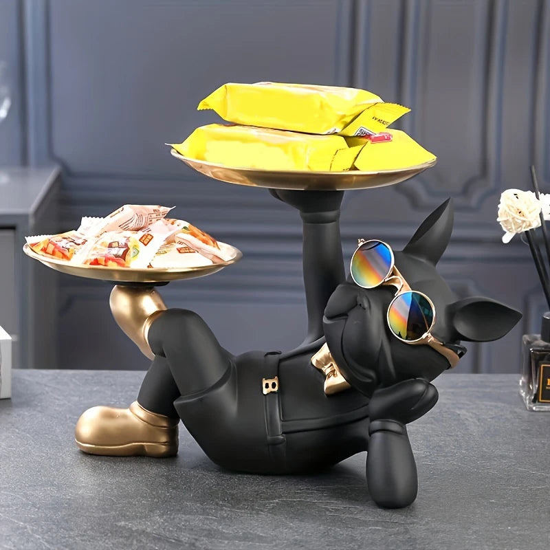 BulldogStorage | Hars Dierenbeeldje met Opbergruimte