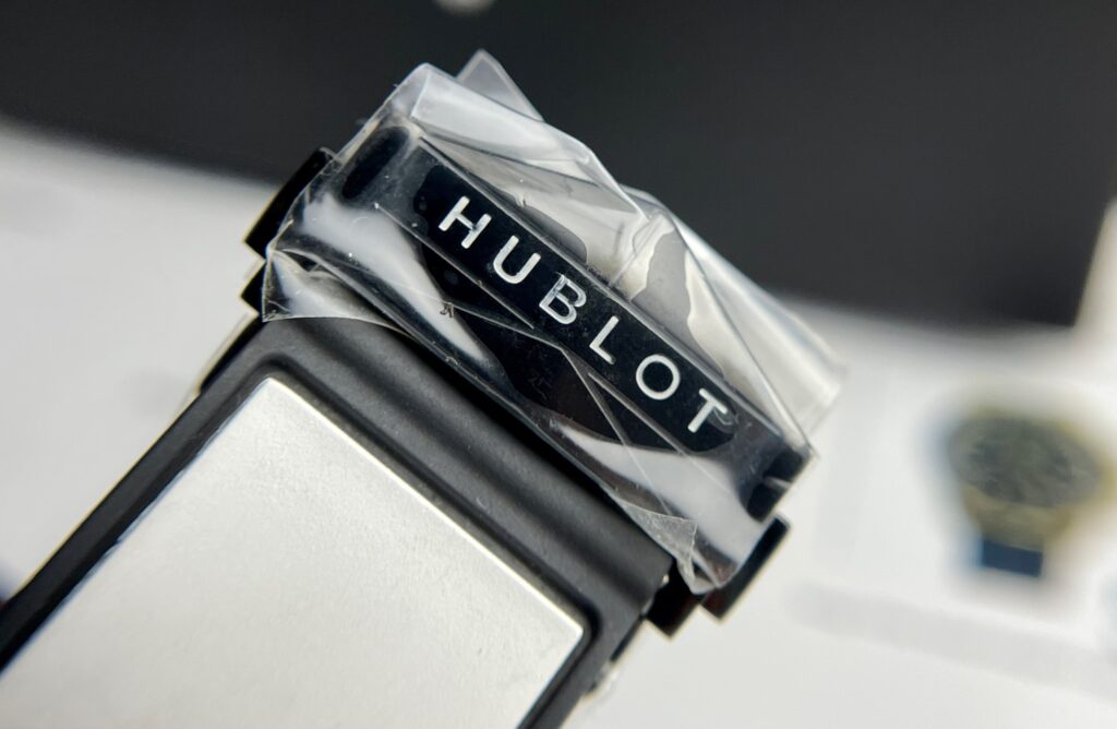 Hublot Big Bang Sang Bleu II Replica Watch White Ceramic Rubber Strap 45mm - Top club