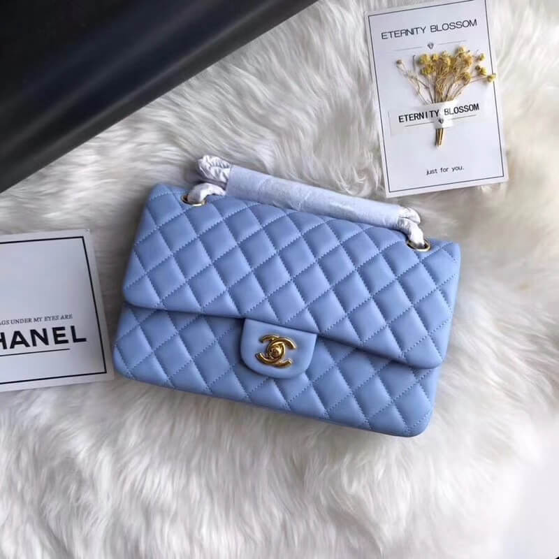 Replica Chanel 1112 Blue Medium Size 2.55 Lambskin Leather Flap Bag1:1High-quality replica