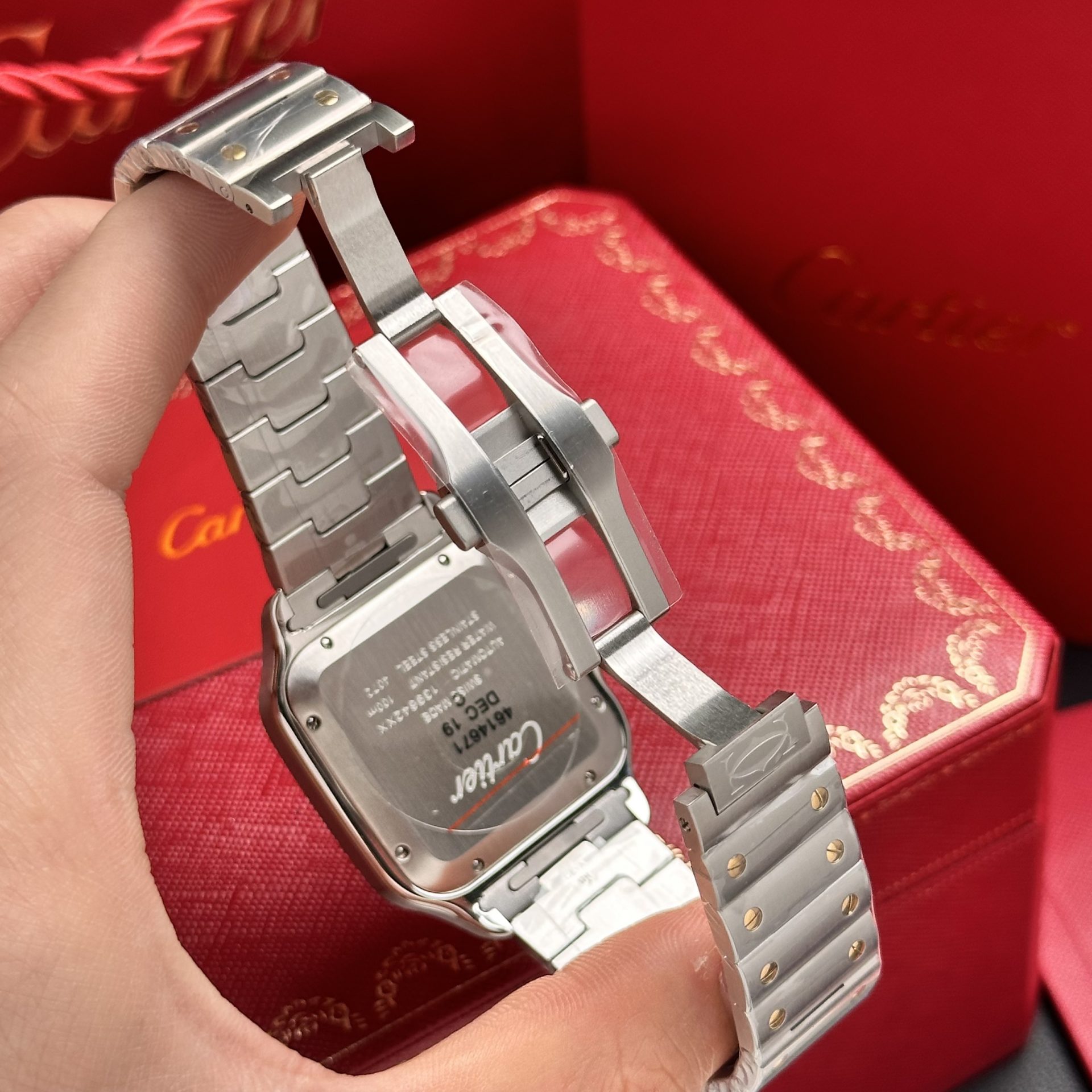 Cartier Replica 11 Watch Santos de Cartier W2SA0009 Demi Gold BV Factory 39.8mm - Top club