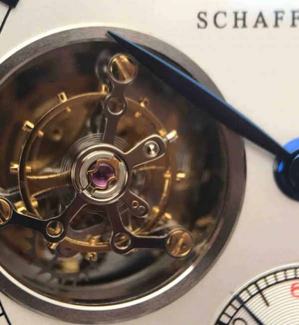 Replica IWC AZ Portuguese Tourbillon White Dial Blue Markers - Top club