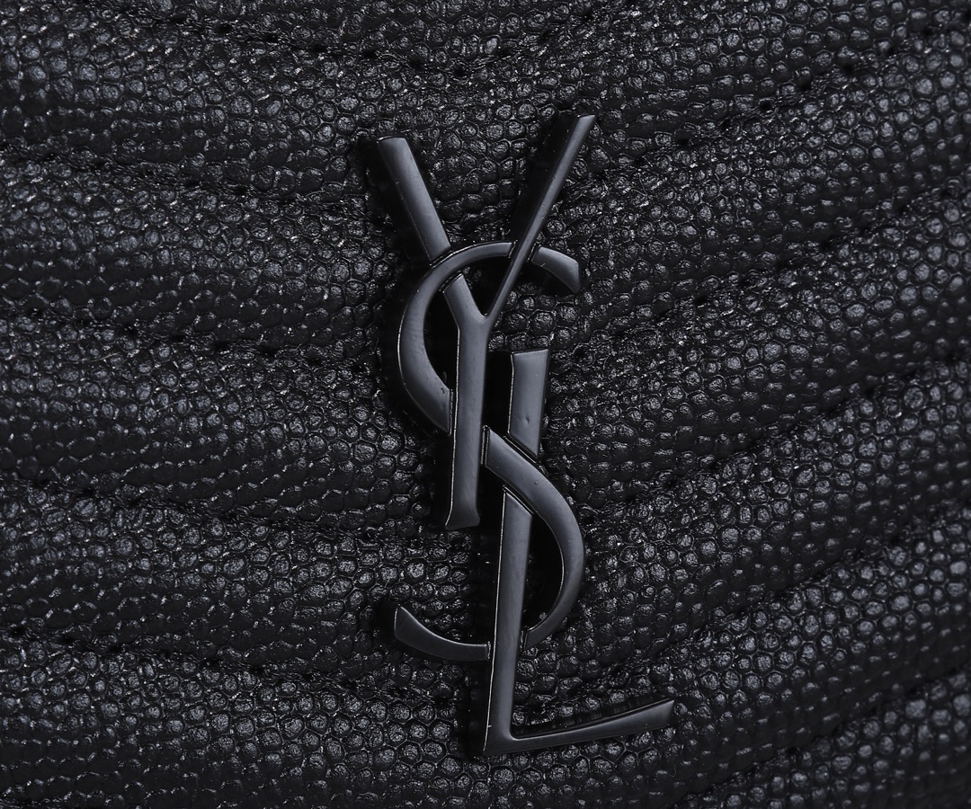 Replica Ysl Lou Mini Bag Black/Silver Hardware1:1High-quality replica