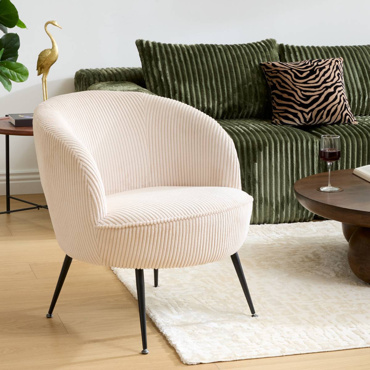 Armchair "Tildae" Cream