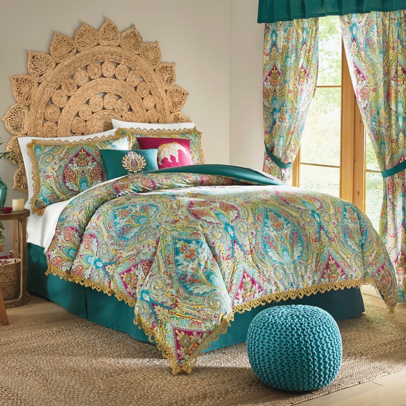 Marrakesh 6-Piece Comforter Set and Window Treatments - MIDNIGHT VELVET CATALOG