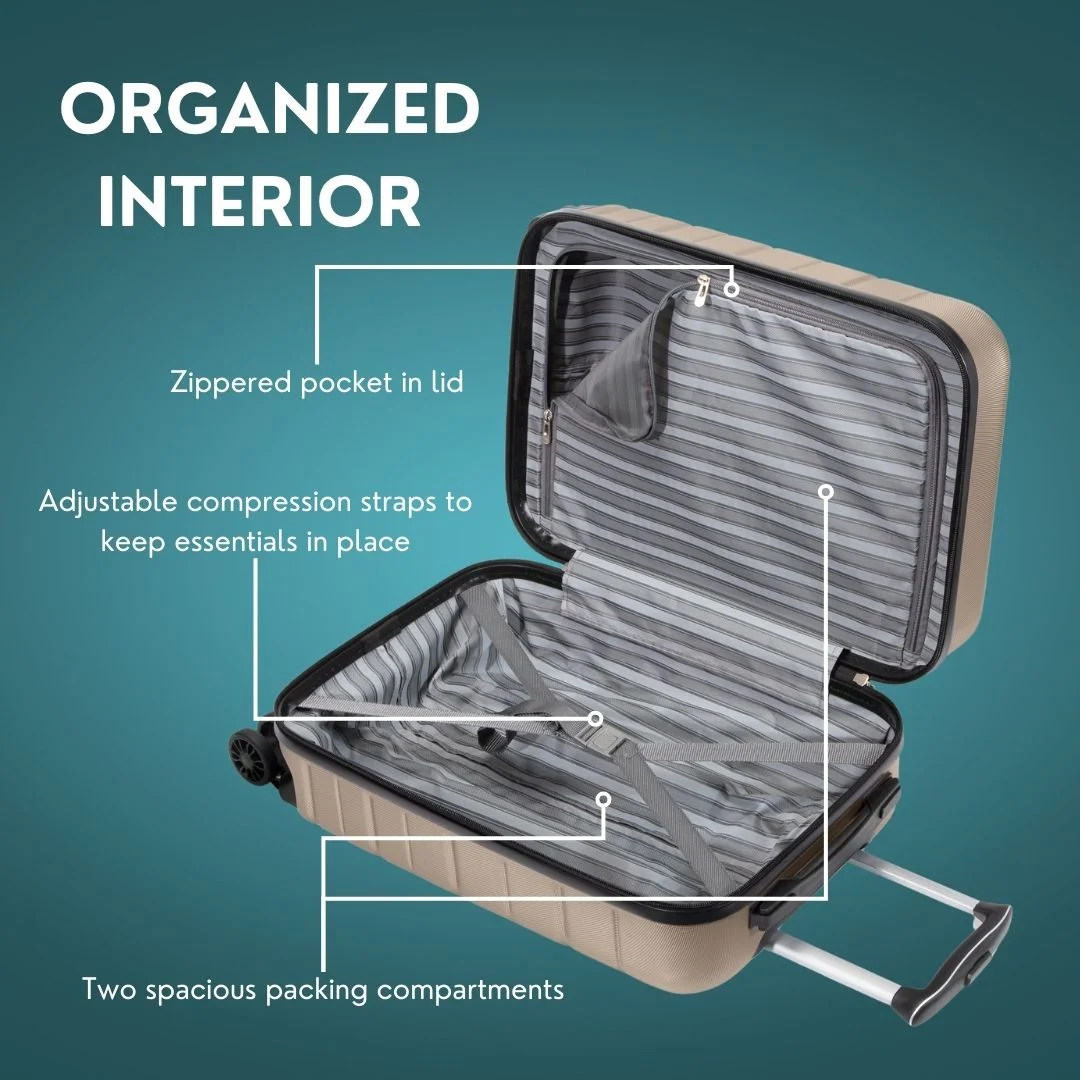 Skyway Luggage Epic 2.0 24" Hardside 8-Wheel Medium Check-In Spinner - Image 26
