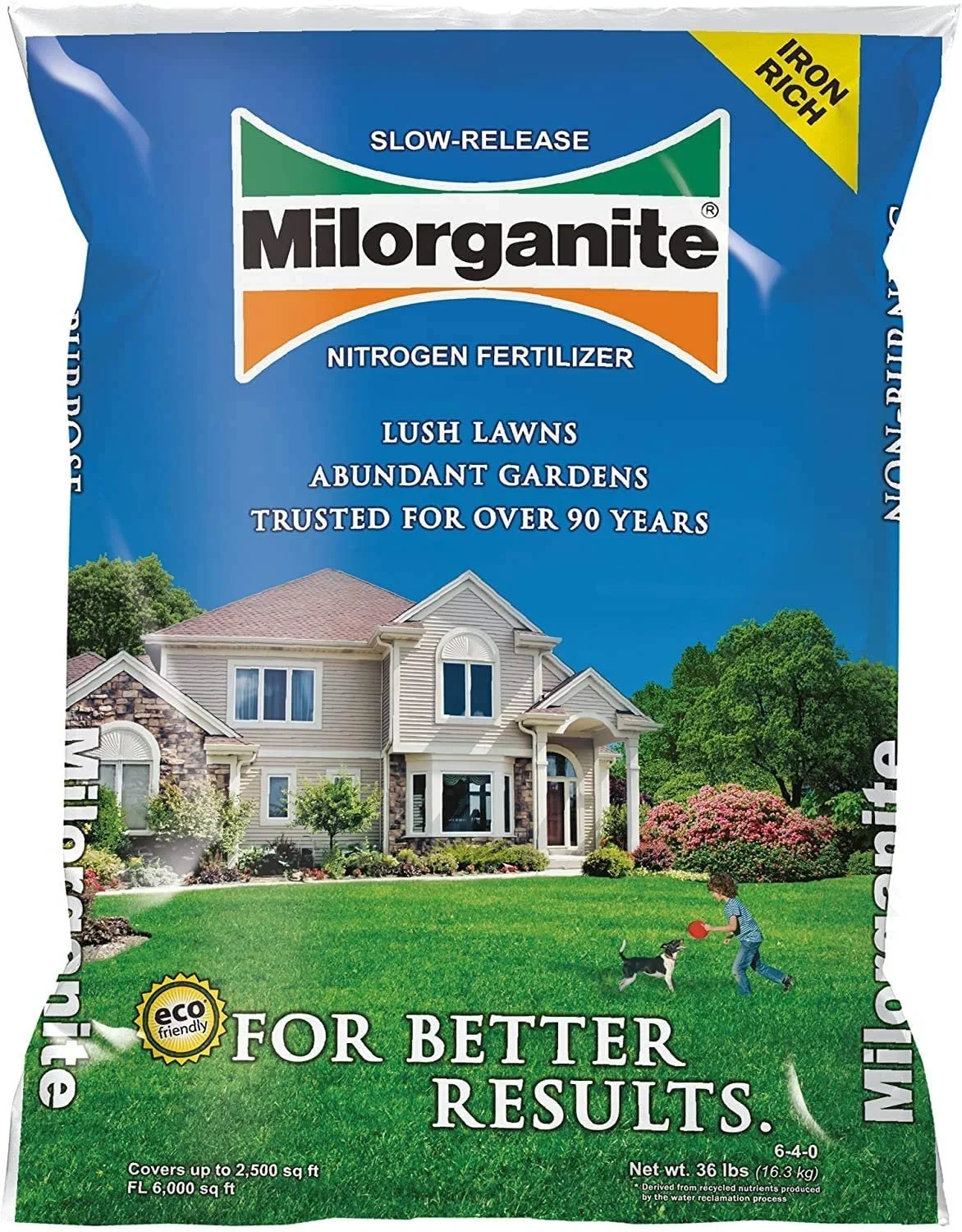 MILORGANITE Organic Nitrogen Fertilizer, 32 lb, Pack of 3 - 0636 - Image 2 MILORGANITE Organic Nitrogen Fertilizer, 32 lb, Pack of 3 - 0636 - Image 2