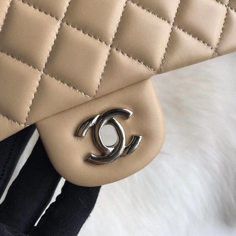 Replica Chanel 1112 Apricot Medium Size 2.55 Lambskin Leather Flap Bag1:1High-quality replica
