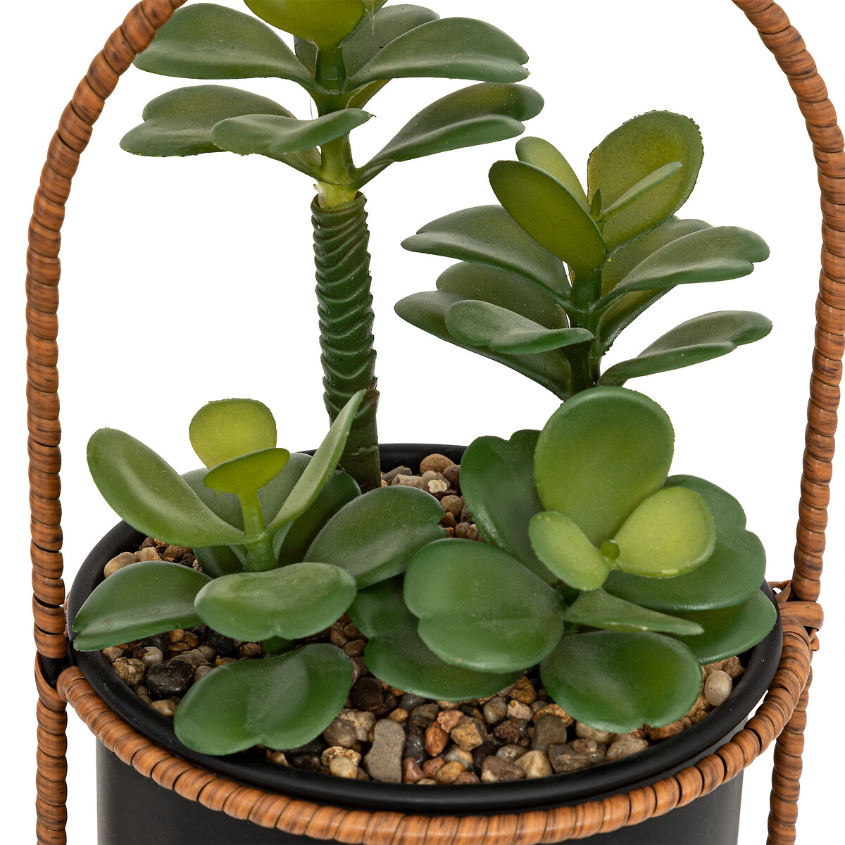 Artificial hanging plant "Tyla" Black pot, H.31 cm